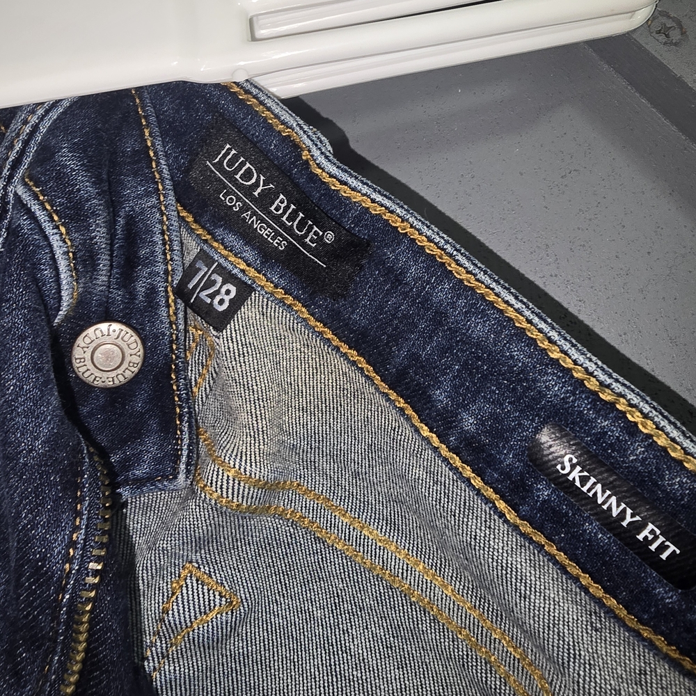 Judy Blue Men's Skinny Jeans - Indigo